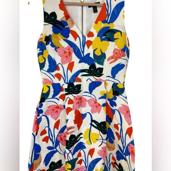 J. Crew A-line Sleeveless Dress in Morning Floral. Size 2 - Picture 5 of 14